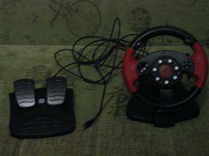 Геймпад руль с педалью Speedlink sl-6681, б/у (не пользовались)