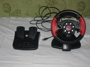 Геймпад руль с педалью Speedlink sl-6681, б/у (не пользовались)