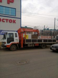 перевозка грузов кран манипулятор-эвакуатор