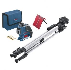 Линейный лазерный нивелир Bosch GLL 3-80 P +штатив