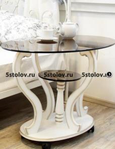 Новый стеклянный журнальный столик