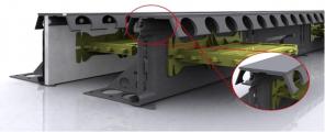 Несъемная опалубка Metalscreed для «супер плоских» бетонных полов в складах класса А