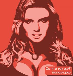 Создание портрета по фотографии в стиле поп арт