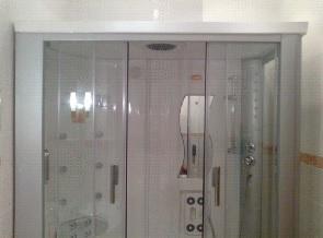 Установка душевых кабин