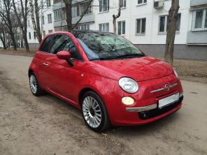 Fiat 500, 2009, 1.4 АТ - 101 лс, кожа, люк, хром