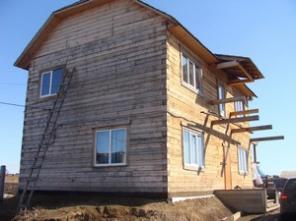 Строительство домов, бань. Русская бригада.