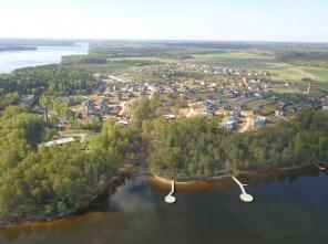 Коттедж на берегу Истринского водохранилища.