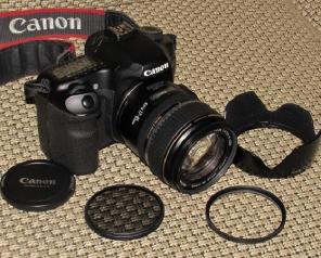 Canon 40d c объективом, сумкой и принадлежностями