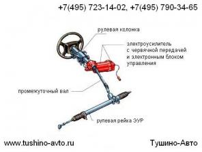 Ремонт рулевой рейки электроусилителя руля, ЭУР, Тушино-Авто