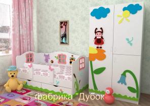 Оригинальная детская мебель фабрики "Дубок"
