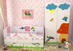 Оригинальная детская мебель фабрики "Дубок"