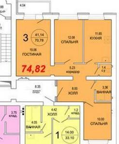 Продаю 3х комнатную квартиру, Техническая, СХИ