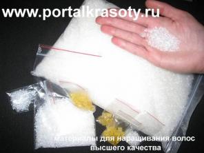 Материалы и инструменты для наращивания волос