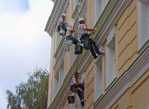 высотные работы герметизация ,покраска