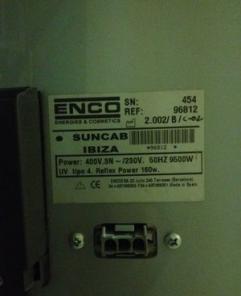 Солярий Enco Suncab Ibiza 9500W (новый) Испания