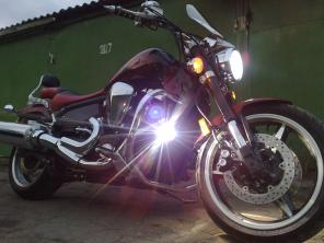 Yamaha Warrior великолепный мотоцикл.
