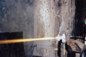 Установка безопасного газопламенного напыления