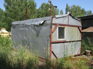 Вагончик строительный металлический 6x3м с печкой