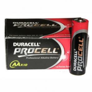   Duracell LR6 AA, LR03 AAA, 6LR61 9V .