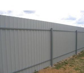 Забор из профлиста.