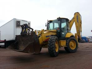 Komatsu WB97S-5 б/у, Экскаватор-погрузчик
