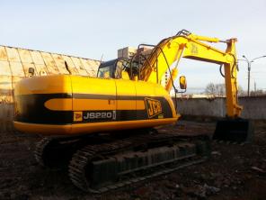 Экскаватор JCB JS 220NC б/у, Экскаватор гусеничный