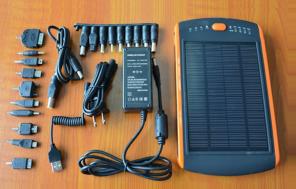 Внешний аккумулятор на солнечной батарее 23000 mAh