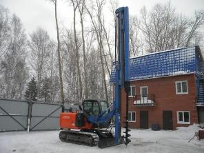 Буронабивные сваи (глубина до 15 метров, диаметр до 800 мм).