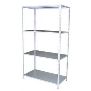Архивный стеллаж для склада 2200x1000x500 на 4 полки (нагрузка 120 / 500 кг.)