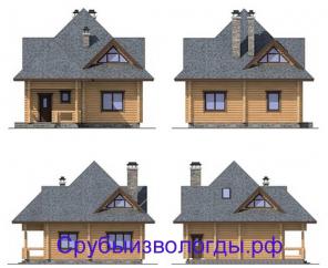 Рубленный дом, «сруб» 155 м2, с установкой. Без предоплаты