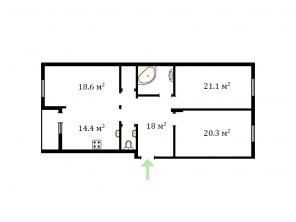Продажа элитной 3-к. кв., Петроградский р-н, СПб