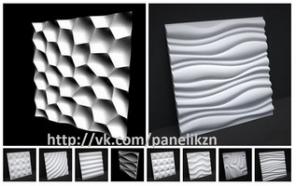 Панели из гипс для стен. 3D панели. Декор