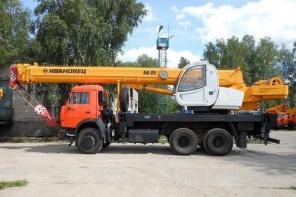 Аренда автокрана 25т 31м