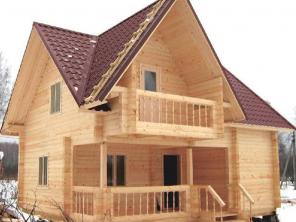 Строительство срубов из профилированного бруса.