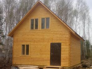 Строительство срубов из профилированного бруса.