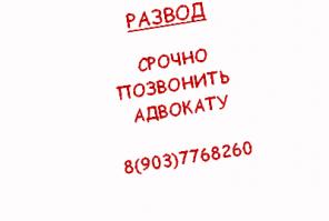 АДВОКАТ ПО СЕМЕЙНЫМ И БРАКОРАЗВОДНЫМ ДЕЛАМ