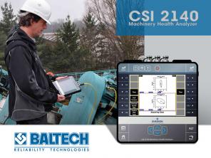 Виброанализатор машинного оборудования CSI 2140 с четырьмя синхронными каналами