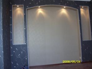 Монтаж подвесного потолка, гипрочных конструкций