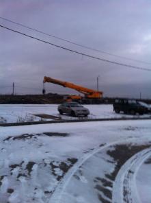 Аренда большегрузных автокранов Liebherr и Kato.