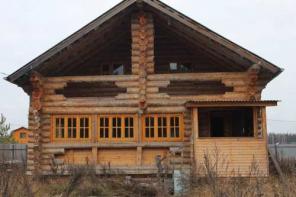 Дом из бревна(от 25 см.) Самовывоз.