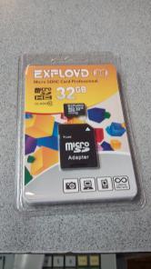 Kаpта памяти microSD 32Gb"Exployd"Clas10 с адаптеpом CD