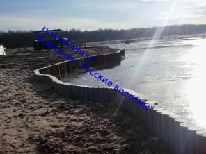 Укрепить берега водоема не дорого