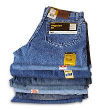   Wrangler, Dickies, Lee    36$