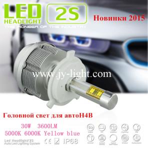 Светодиодная головная лампа H4 2S 3600Lm