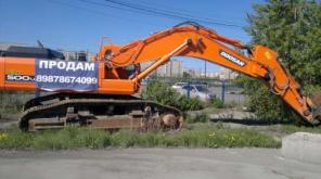 Мощный гусеничный экскаватор Doosan Solar 500LS-V
