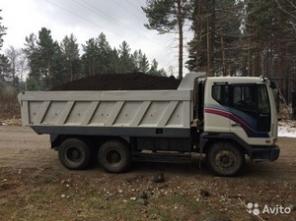 ПГС, щебень, песок, чернозем с доставкой до 25 т