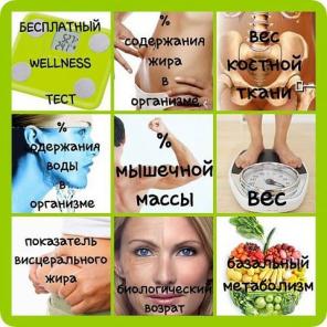 Бесплатный анализ состава тела-Wellness тест