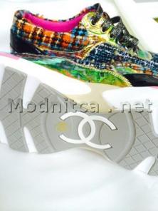 Кроссовки Chanel из твида от modnitca