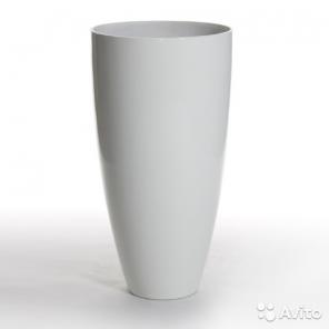  senza vase large white, D64xH120