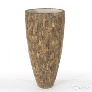Кашпо Cemani Wood small, D43xH70